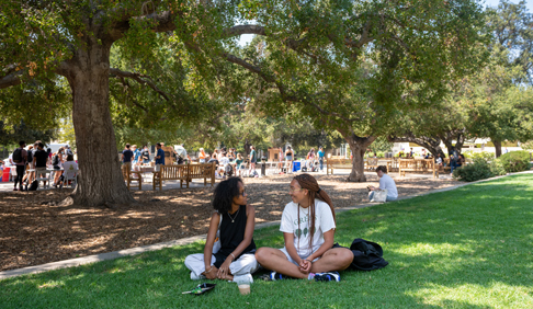 Occidental College quad 
