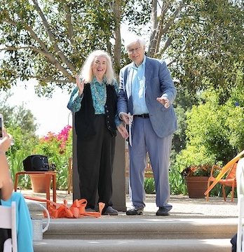 Steuer Garden dedication at Occidental College