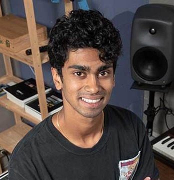 Student Anoop D'Souza